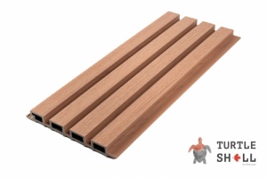 Реечные панели ДПК Turtle Shell Middle Lines, Korean Pine, Co-Extrusion