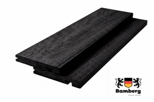 Завершающая доска ДПК Bamberg Bullnose, Ceylon Ebony, 130х19 мм — Black Deck