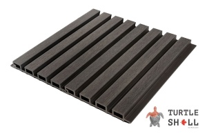 Реечная панель ДПК Turtle Shell Middle Lines, Faroese Smokewood, Co-Extrusion