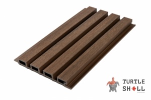 Реечная панель Turtle Shell Middle Lines, Australian Palisander, Co-Extrusion