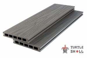 Террасная доска из ДПК Turtle Shell, Square, Scottish Slatewood, Co-Extrusion