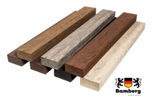 Лавочный брус ДПК Bamberg, 3D Natural 65х32 мм