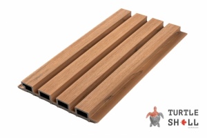 Реечные панели ДПК Turtle Shell Middle Lines, Siberian Pine, Co-Extrusion