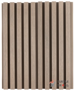 Реечная панель ДПК Narrow Lines, Canadian Maple (Канадский Клен), Коэкструзия (серая)