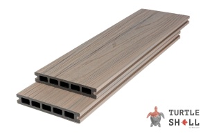 Террасная доска из ДПК Turtle Shell, Square, Canadian Maple, Co-Extrusion