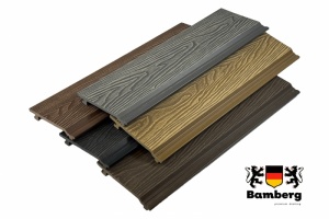 Фасадная доска ДПК Bamberg, Project, 173х21 мм — Black Deck